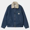 Outlet Carhartt WIP Herald Jacket Blue / Wall