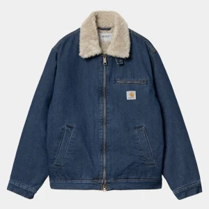 Outlet Carhartt WIP Herald Jacket Blue / Wall