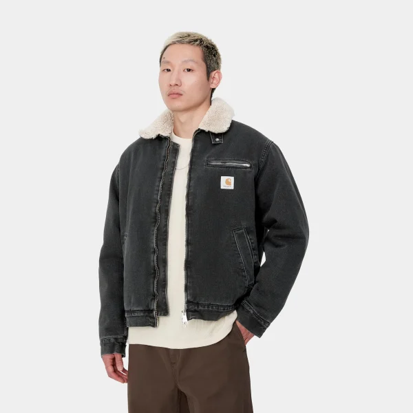 Outlet Carhartt WIP Herald Jacket Black / Wall