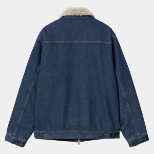 Outlet Carhartt WIP Herald Jacket Blue / Wall