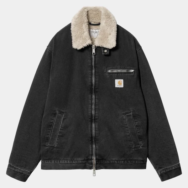 Outlet Carhartt WIP Herald Jacket Black / Wall