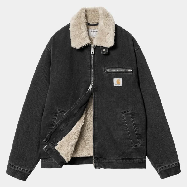 Outlet Carhartt WIP Herald Jacket Black / Wall