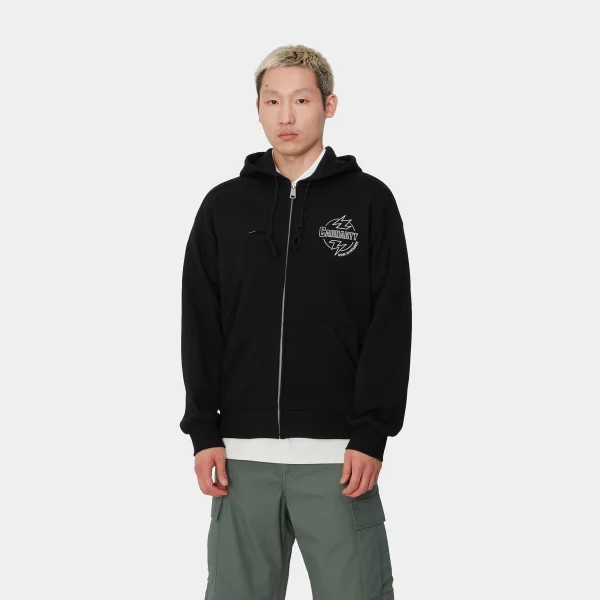 Cheap Carhartt WIP Hooded Ablaze Jacket Black / Wax