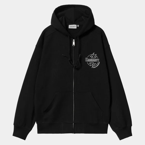 Cheap Carhartt WIP Hooded Ablaze Jacket Black / Wax