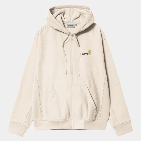 Flash Sale Carhartt WIP Hooded American Script Jacket Moonbeam