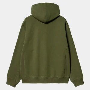 Online Carhartt WIP Hooded American Script Jacket Tarragon