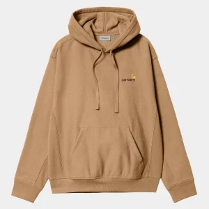 Sale Carhartt WIP Hooded American Script Sweatshirt Peanut