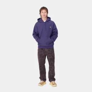 Best Sale Carhartt WIP Hooded American Script Sweatshirt Aura