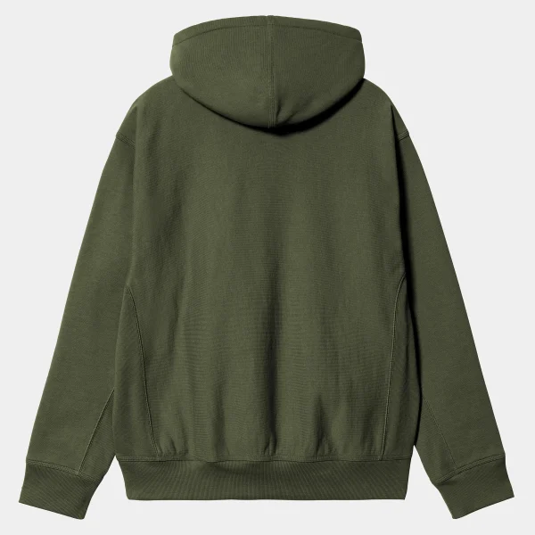 Hot Carhartt WIP Hooded American Script Sweatshirt Tarragon