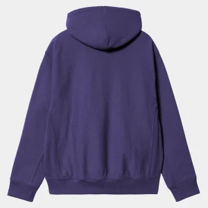 Best Sale Carhartt WIP Hooded American Script Sweatshirt Aura