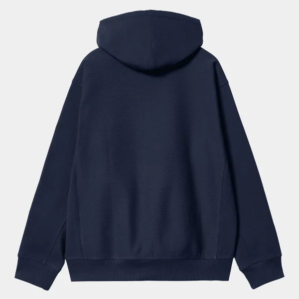 Online Carhartt WIP Hooded American Script Sweatshirt Air Force Blue