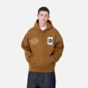 Best Sale Carhartt WIP Hooded Brown Ducks Sweat Hamilton Brown