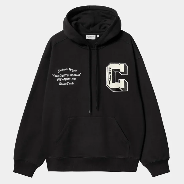 Best Carhartt WIP Hooded Brown Ducks Sweat Black