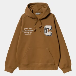 Best Sale Carhartt WIP Hooded Brown Ducks Sweat Hamilton Brown