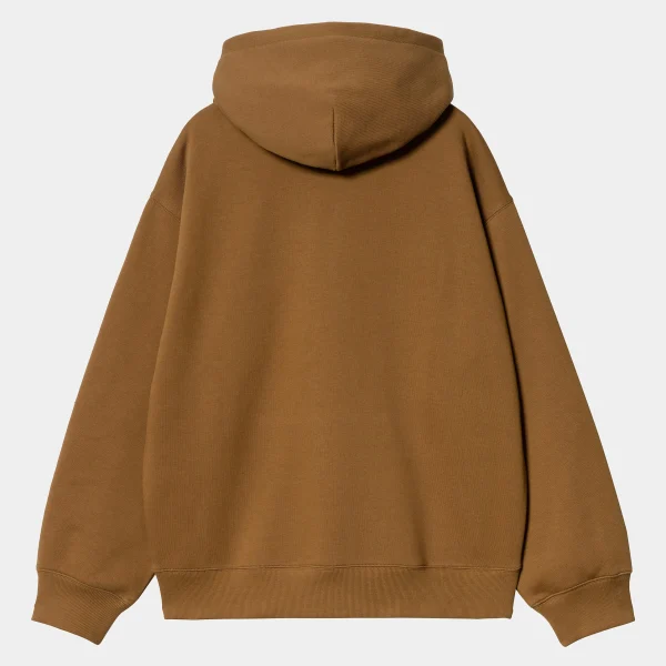 Best Sale Carhartt WIP Hooded Brown Ducks Sweat Hamilton Brown