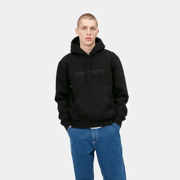 Store Carhartt WIP Hooded Carhartt Sweatshirt Black / Black