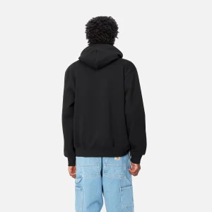 Online Carhartt WIP Hooded Carhartt Sweatshirt Black / White