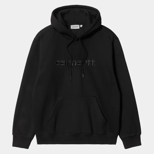 Store Carhartt WIP Hooded Carhartt Sweatshirt Black / Black