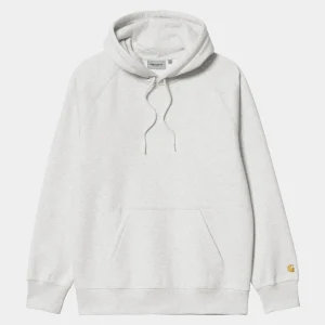 Cheap Carhartt WIP Hooded Chase Sweatshirt Ash Heather / Gold