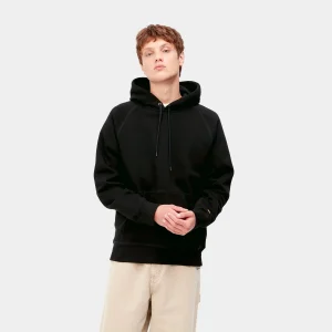 Flash Sale Carhartt WIP Hooded Chase Sweatshirt Black / Gold