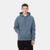 Cheap Carhartt WIP Hooded Chase Sweatshirt Positano / Gold