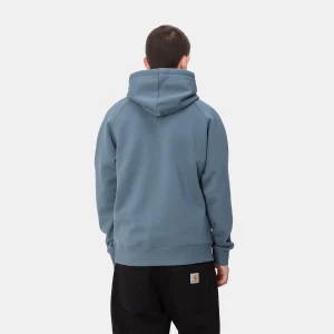 Cheap Carhartt WIP Hooded Chase Sweatshirt Positano / Gold