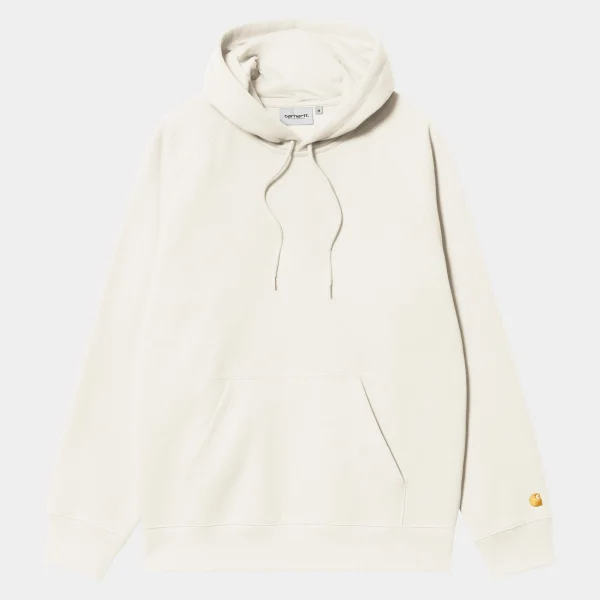 Sale Carhartt WIP Hooded Chase Sweatshirt Wax / Gold