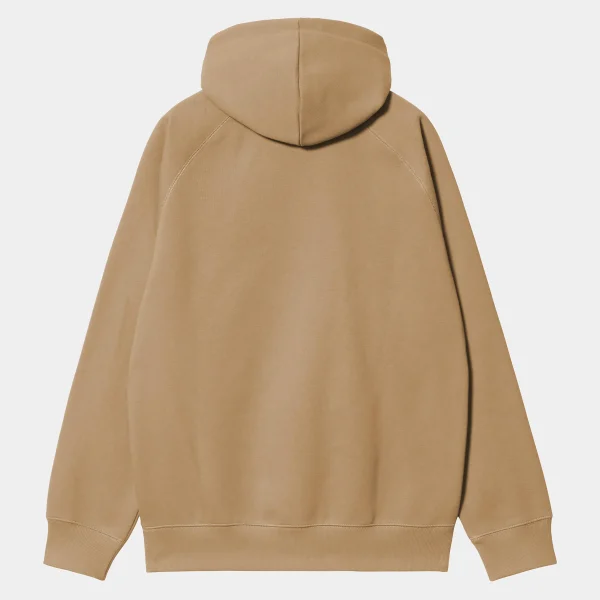 Hot Carhartt WIP Hooded Chase Sweatshirt Peanut / Gold