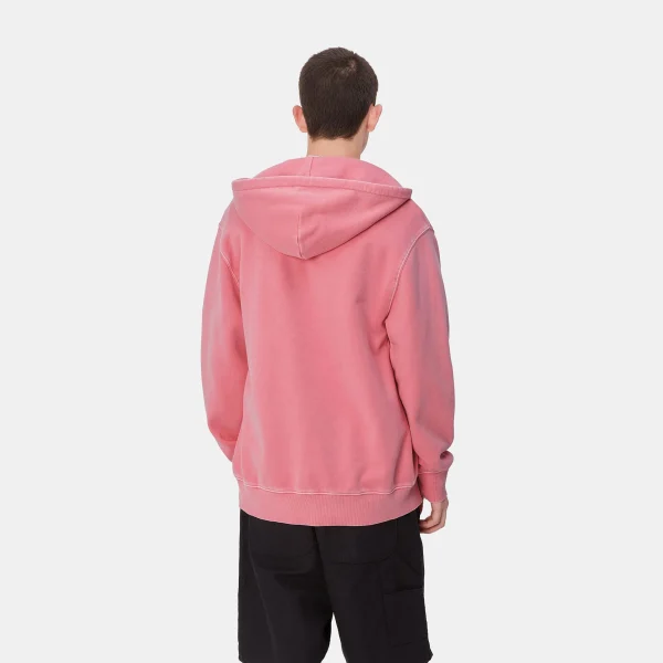 Best Sale Carhartt WIP Hooded Duster Script Jacket Charm Pink