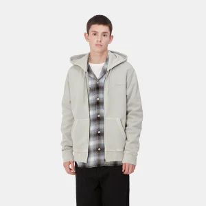 Best Sale Carhartt WIP Hooded Duster Script Jacket Basalt