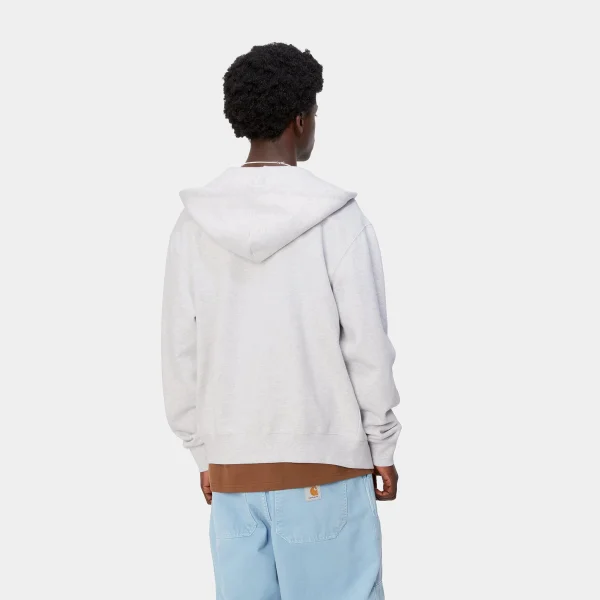 Best Sale Carhartt WIP Hooded Madison Jacket Ash Heather/Lumber