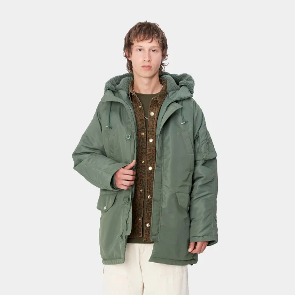 Flash Sale Carhartt WIP Hooded Olten Parka Duck Green