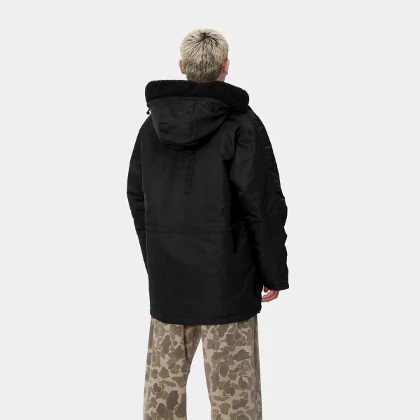 Store Carhartt WIP Hooded Olten Parka Black