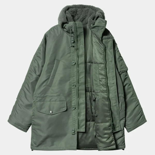 Flash Sale Carhartt WIP Hooded Olten Parka Duck Green