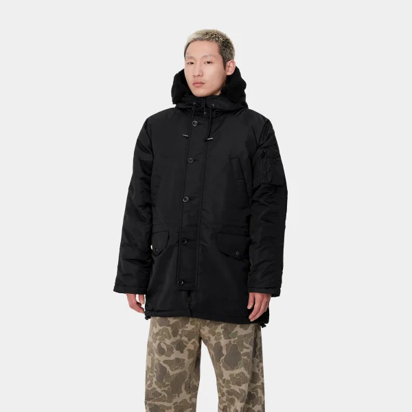 Store Carhartt WIP Hooded Olten Parka Black