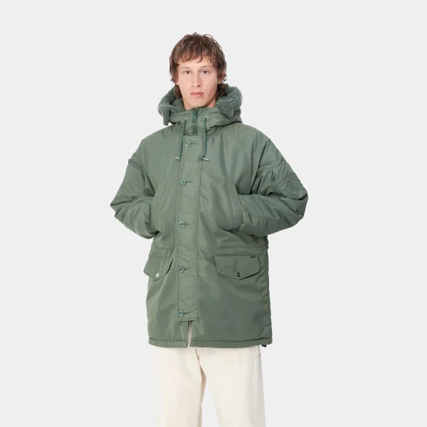 Flash Sale Carhartt WIP Hooded Olten Parka Duck Green