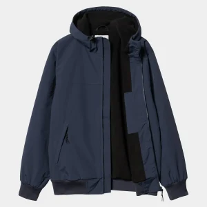 Hot Carhartt WIP Hooded Sail Jacket Air Force Blue / White