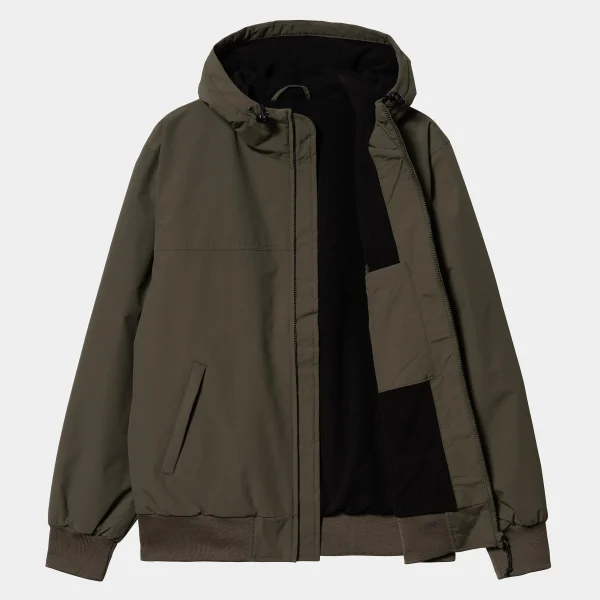 Clearance Carhartt WIP Hooded Sail Jacket Cypress / Black