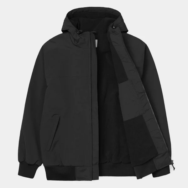 Cheap Carhartt WIP Hooded Sail Jacket Black / White