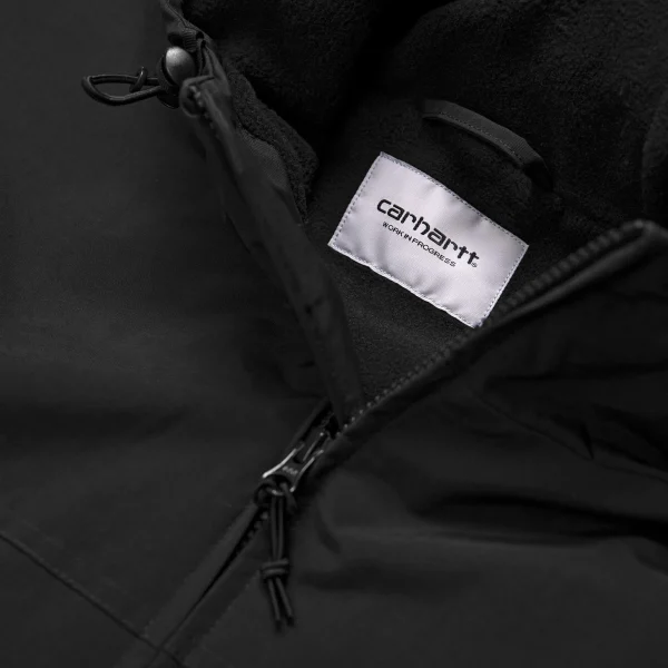 Cheap Carhartt WIP Hooded Sail Jacket Black / White