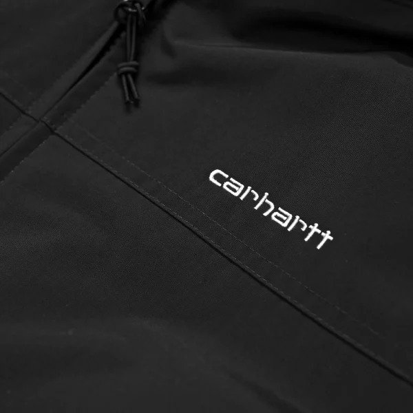 Cheap Carhartt WIP Hooded Sail Jacket Black / White