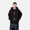 Outlet Carhartt WIP Hooded Think Tank Sweat Jacket Black / Purple