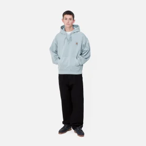 Cheap Carhartt WIP Hooded Vista Sweat Dusty Ice