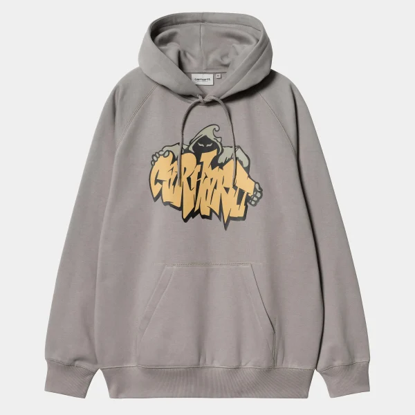 Store Carhartt WIP Hooded Yute Sweat Misty Grey