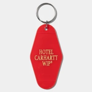 Discount Carhartt WIP Hotel Keys Keychain Scarlet / Winter Spice