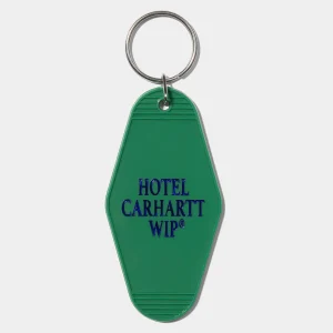 Hot Carhartt WIP Hotel Keys Keychain Aspen Green / Aura