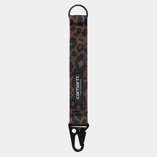 Flash Sale Carhartt WIP Jude Keyholder Camo Leo Jacquard, Tamarind