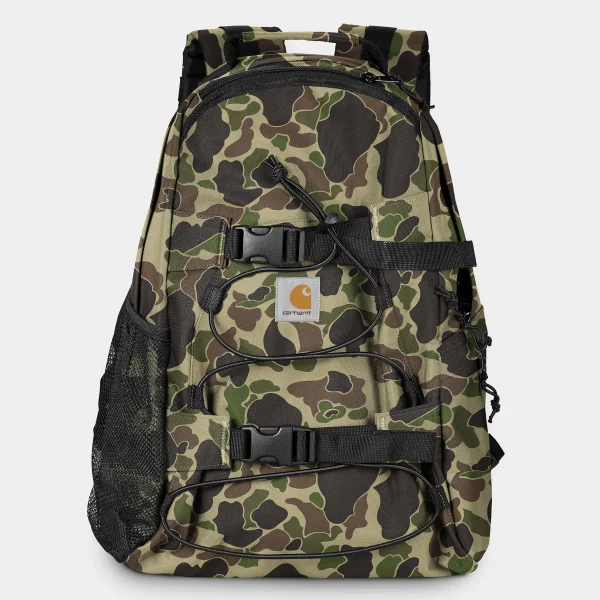 Clearance Carhartt WIP Kickflip Backpack Camo Duck, Green