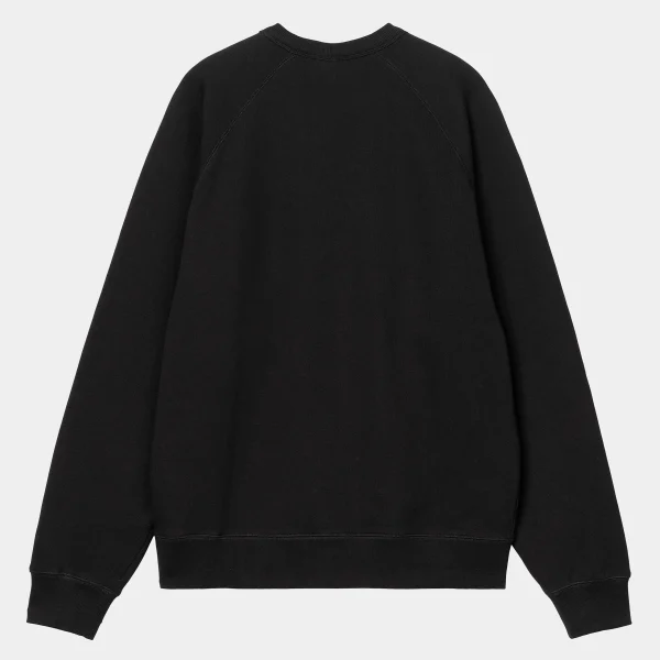 Clearance Carhartt WIP Lazy Duck Academy Sweat Black