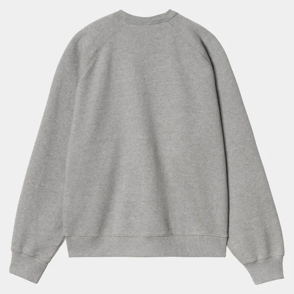 Outlet Carhartt WIP Lazy Duck Academy Sweat Grey Heather